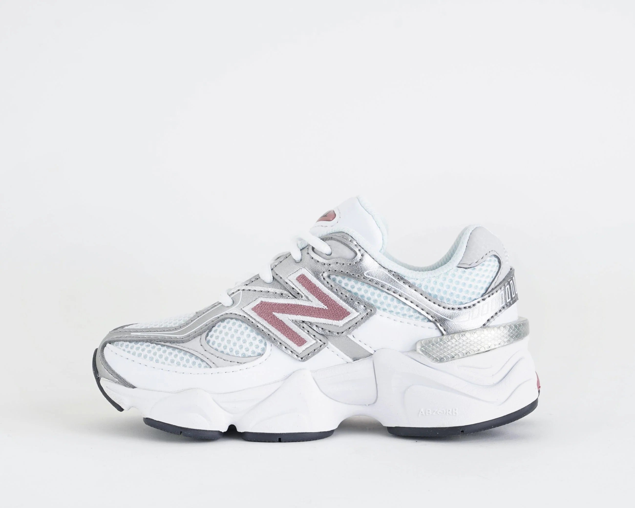 NEW BALANCE Sneaker Unisex Bambino 9060-White Rosewood Silver