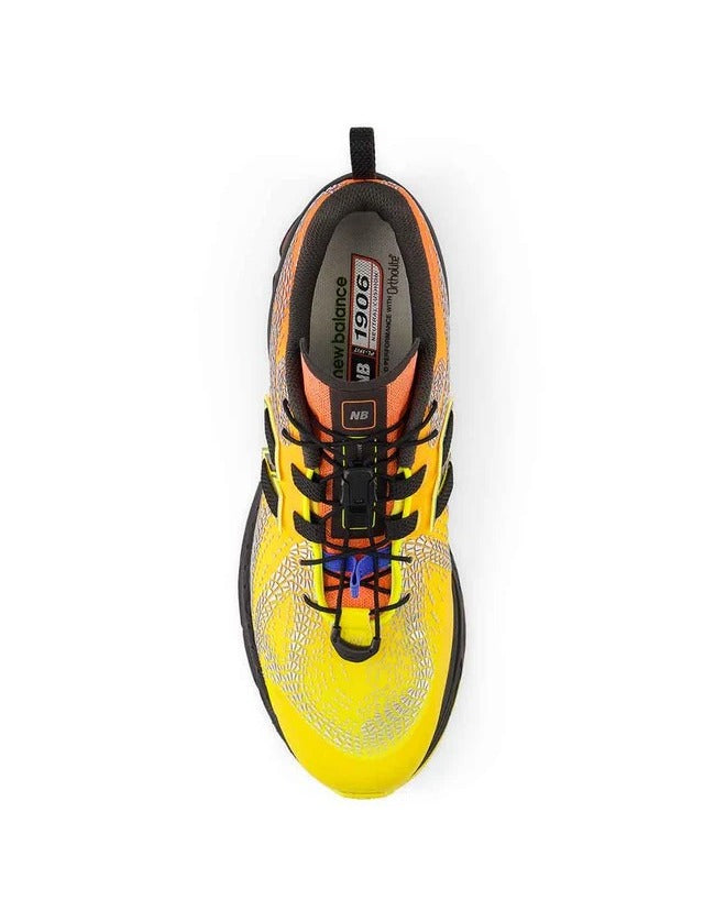 NEW BALANCE Sneaker Unisex 1906F-Punch Yellow Tangerine Heat Black