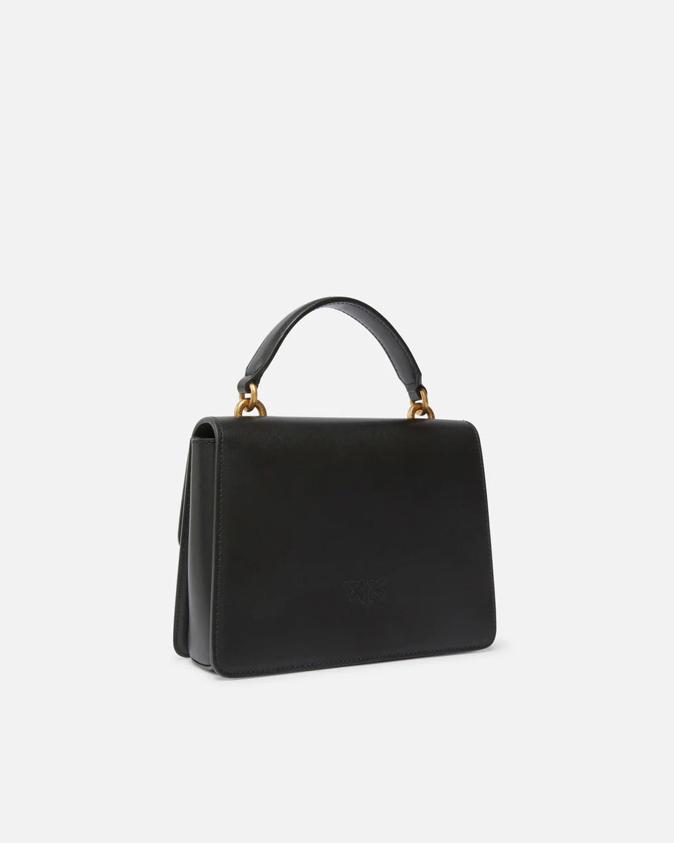 PINKO Borsa Mini Love One Top Handle Light Simply-Nero/Antique Gold