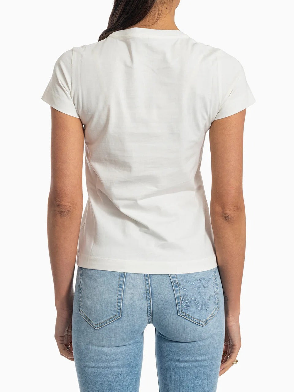 PINKO T-SHIRT BUSSOLOTTO-Bianco