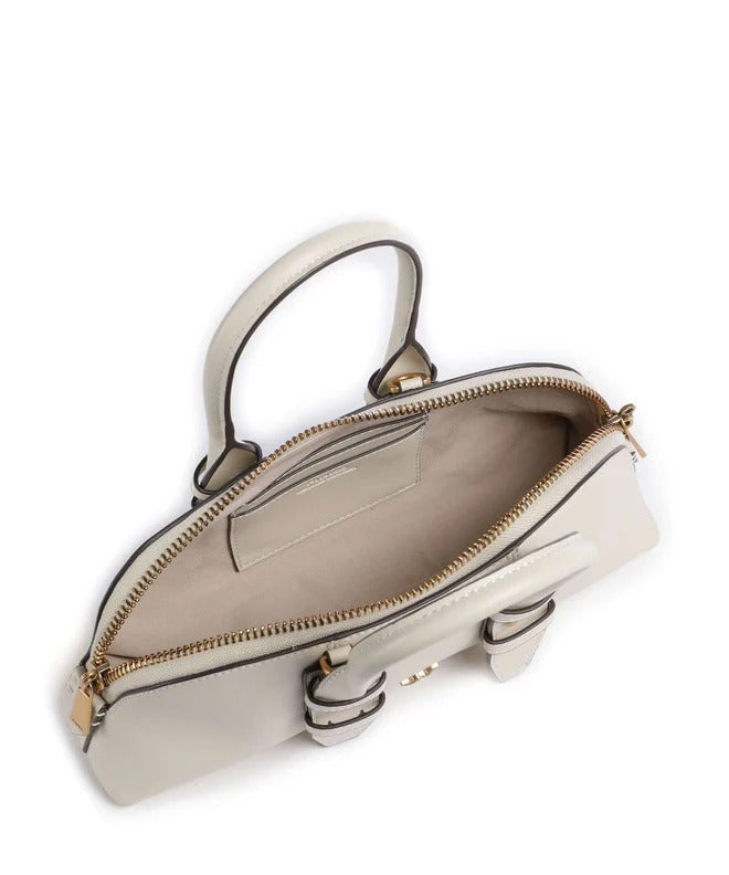 PINKO BORSA BOWLING ESCAPE HORIZONTAL-Bianco/Antique Gold