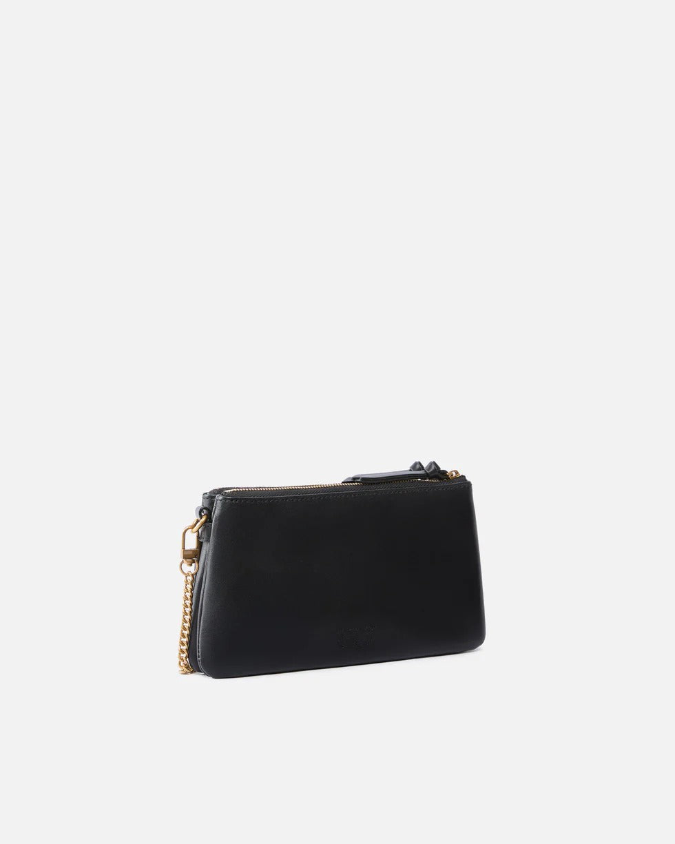 PINKO Borsa Mini Double-Nero/Antique Gold