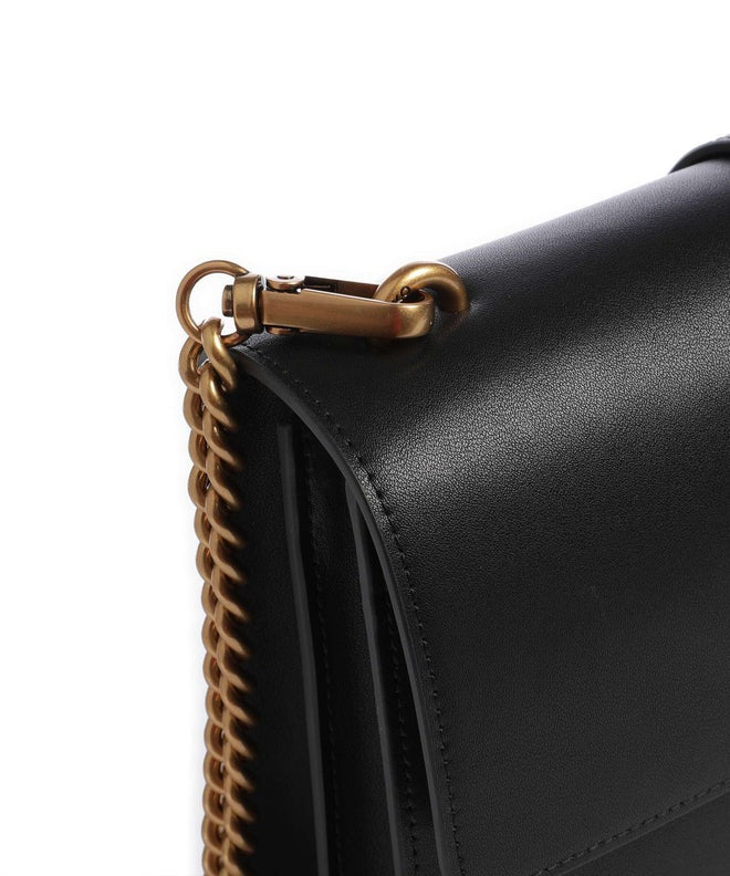 PINKO BORSA LOVE ONE CLASSIC-Nero/Antique Gold