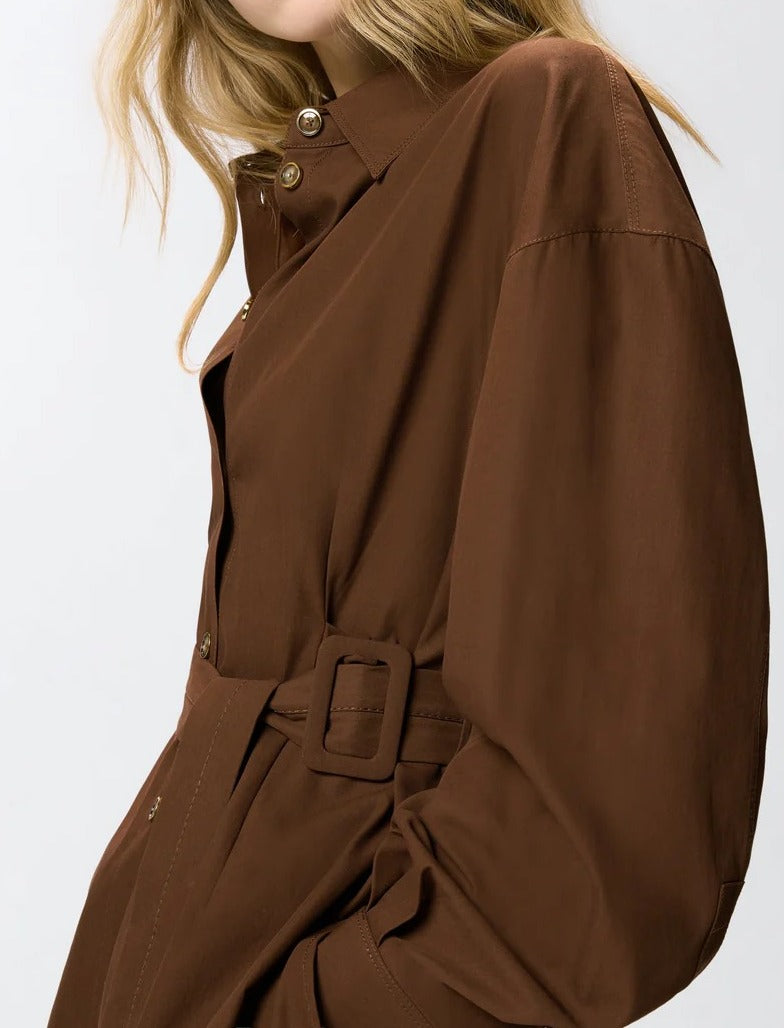 PINKO Giacca Camicia CHERYL-Marrone