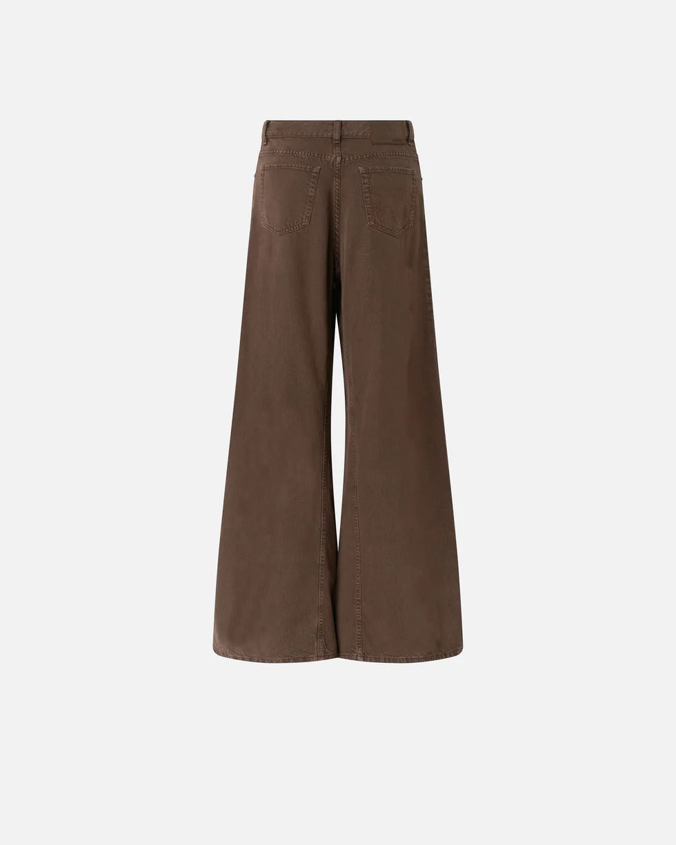 PINKO JEANS WINOMA WIDE LEG-Marrone