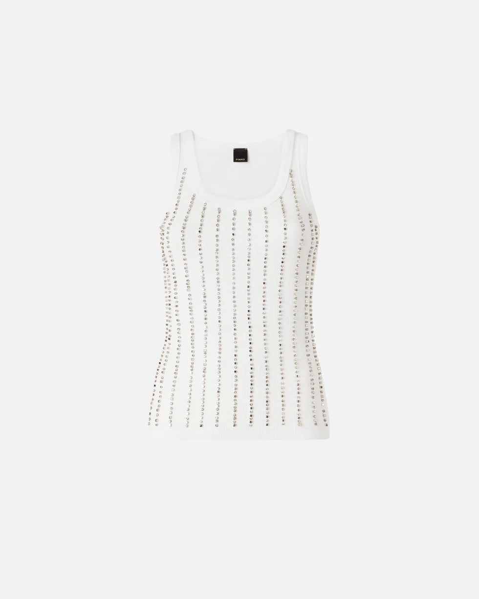 PINKO Canottiera CECILY-Bianco
