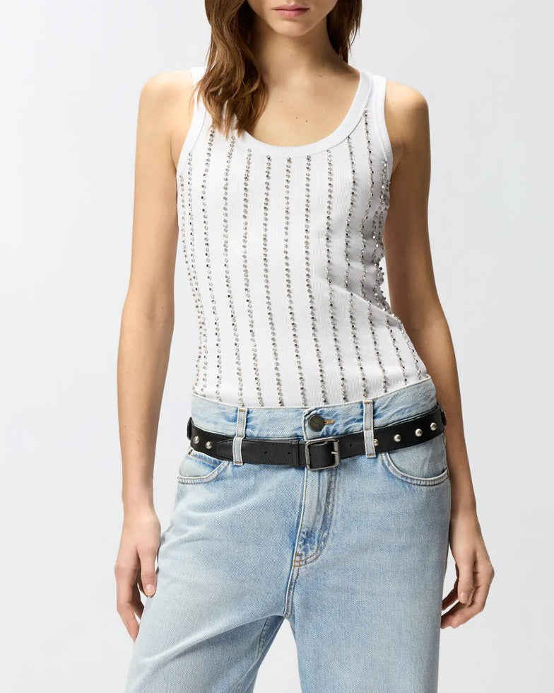 PINKO Canottiera CECILY-Bianco