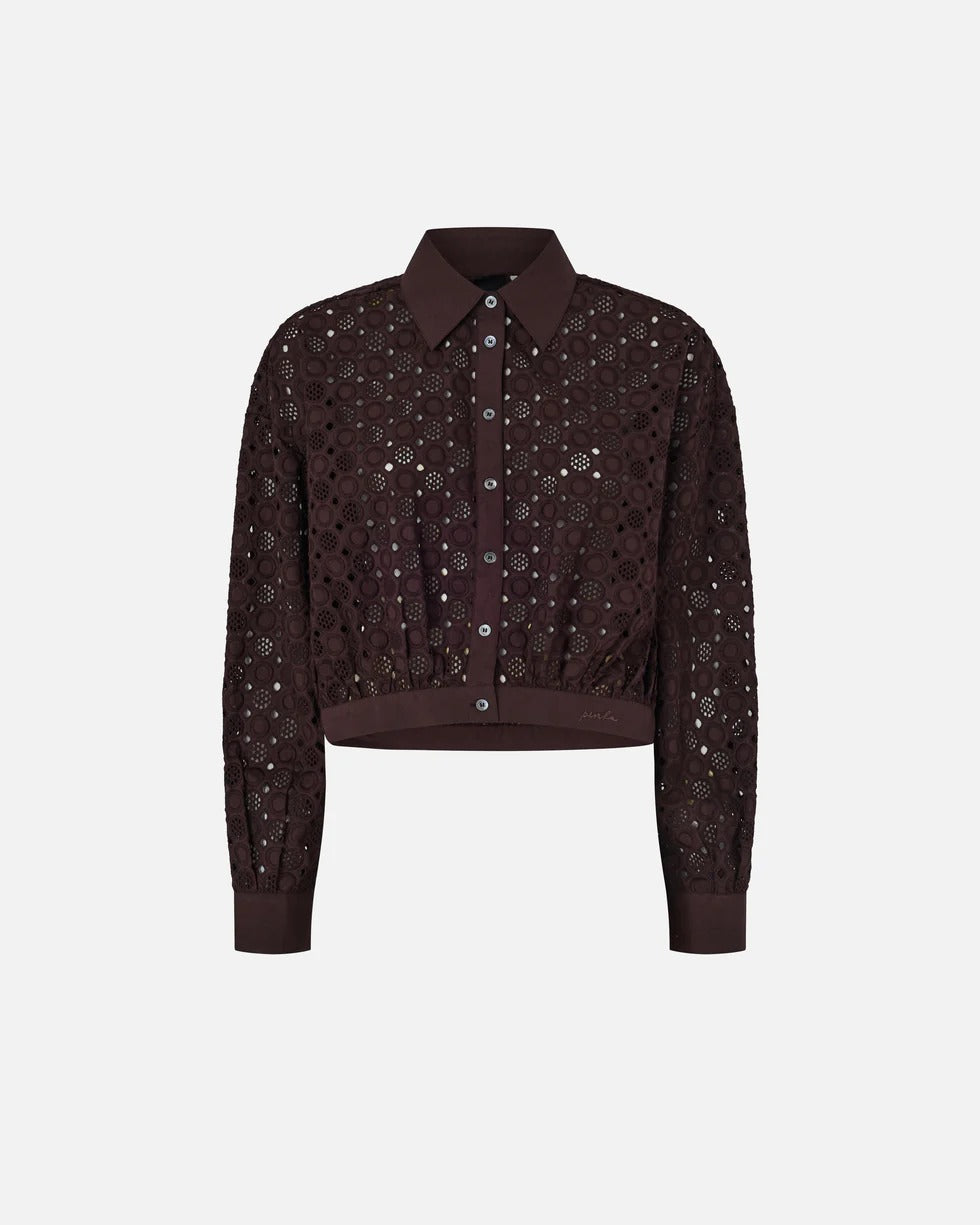 PINKO Camicia CHARITA-Marrone