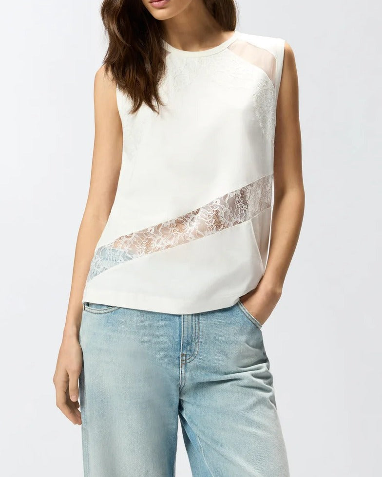 PINKO Top MOLLY-Bianco