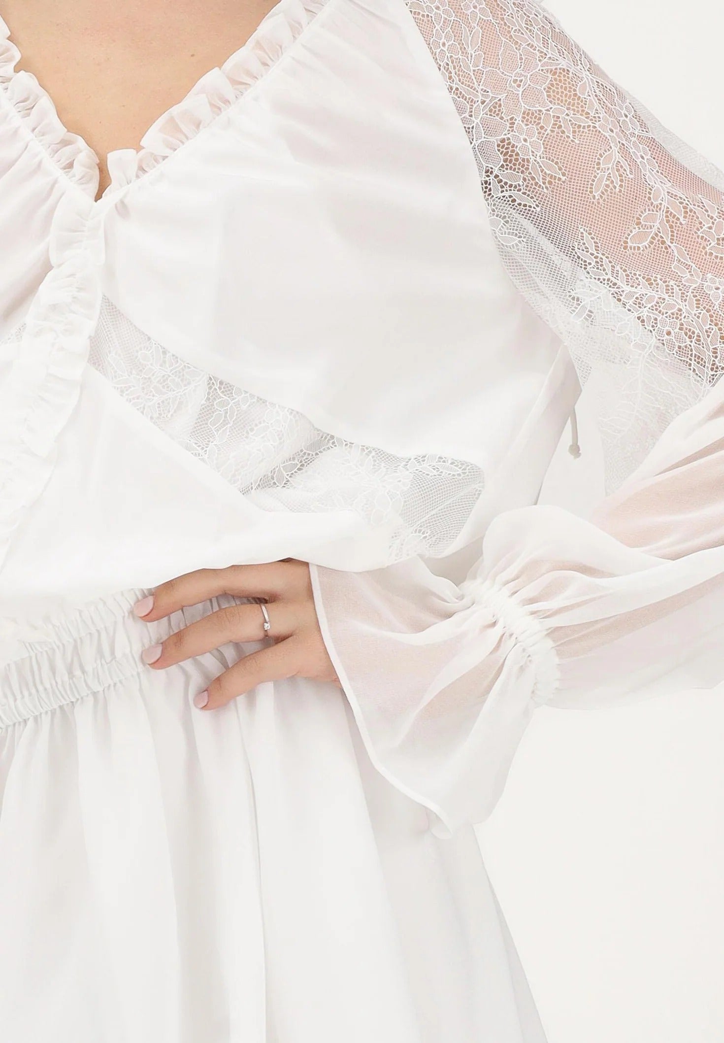 PINKO Abito Corto AGGIE-Bianco