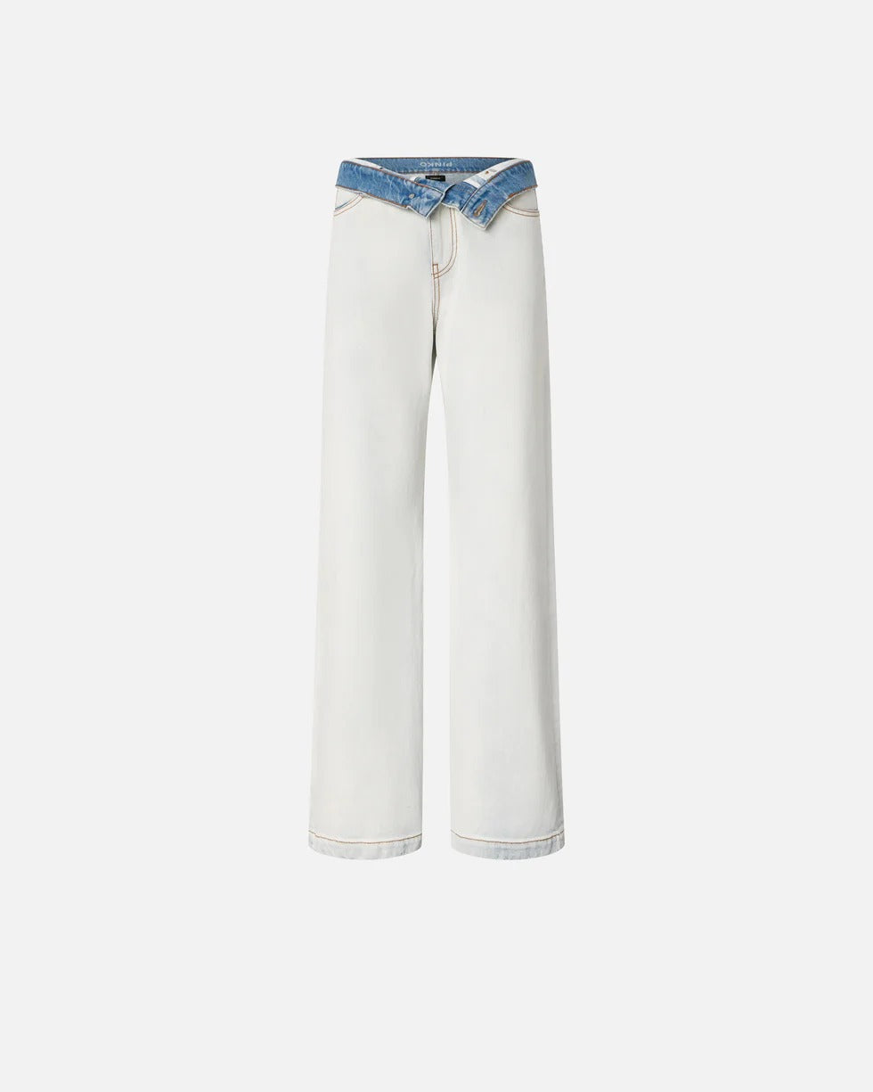 PINKO JEANS WANDA Wide Leg-Azzurro