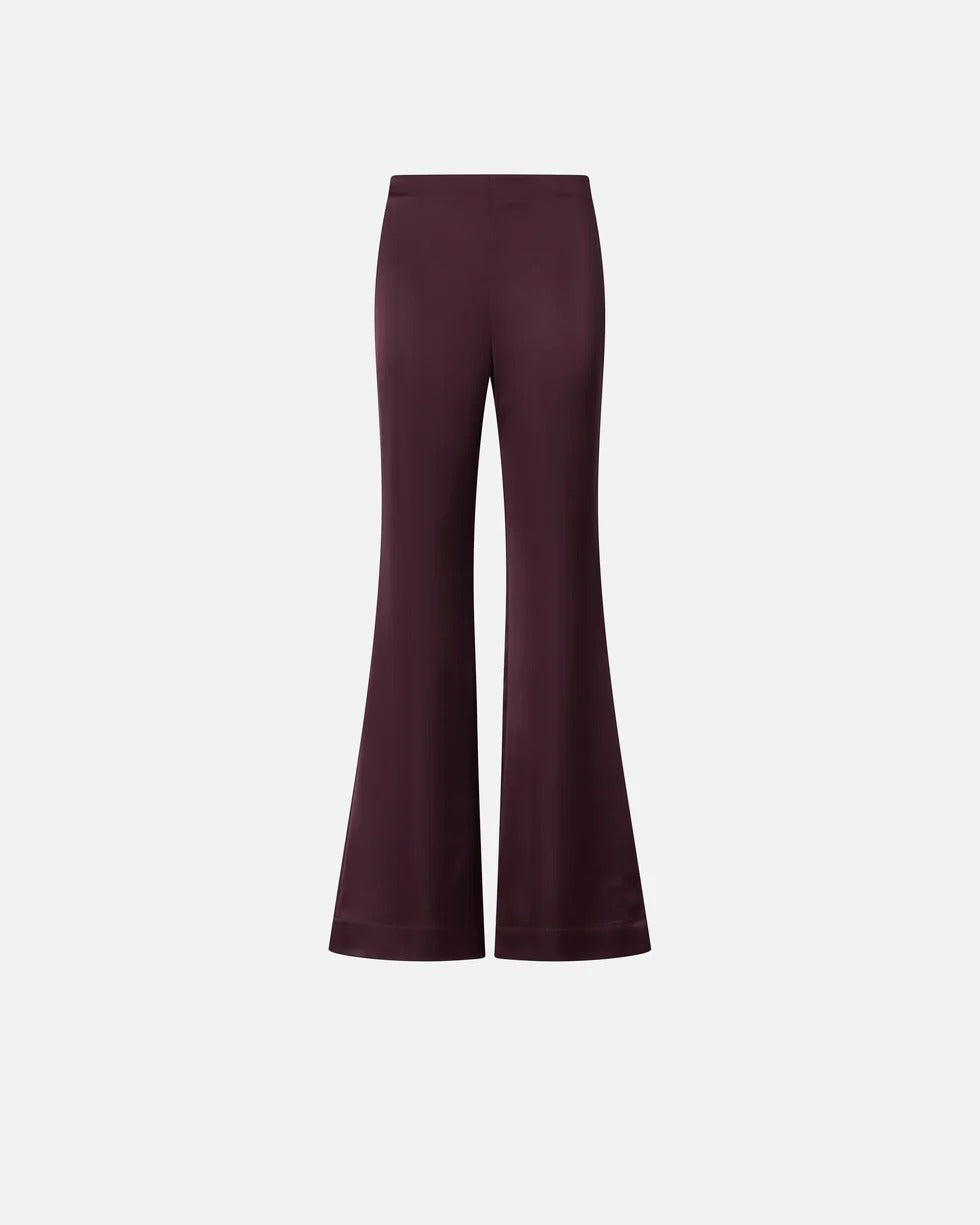 PINKO Pantalone Pinolo Satin-Bordeaux