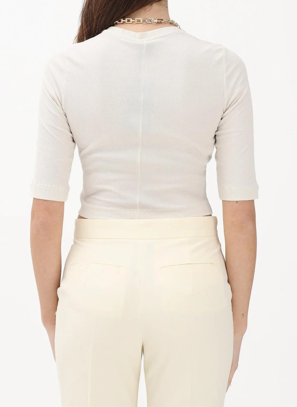 PINKO Maglia Kimberly-Panna