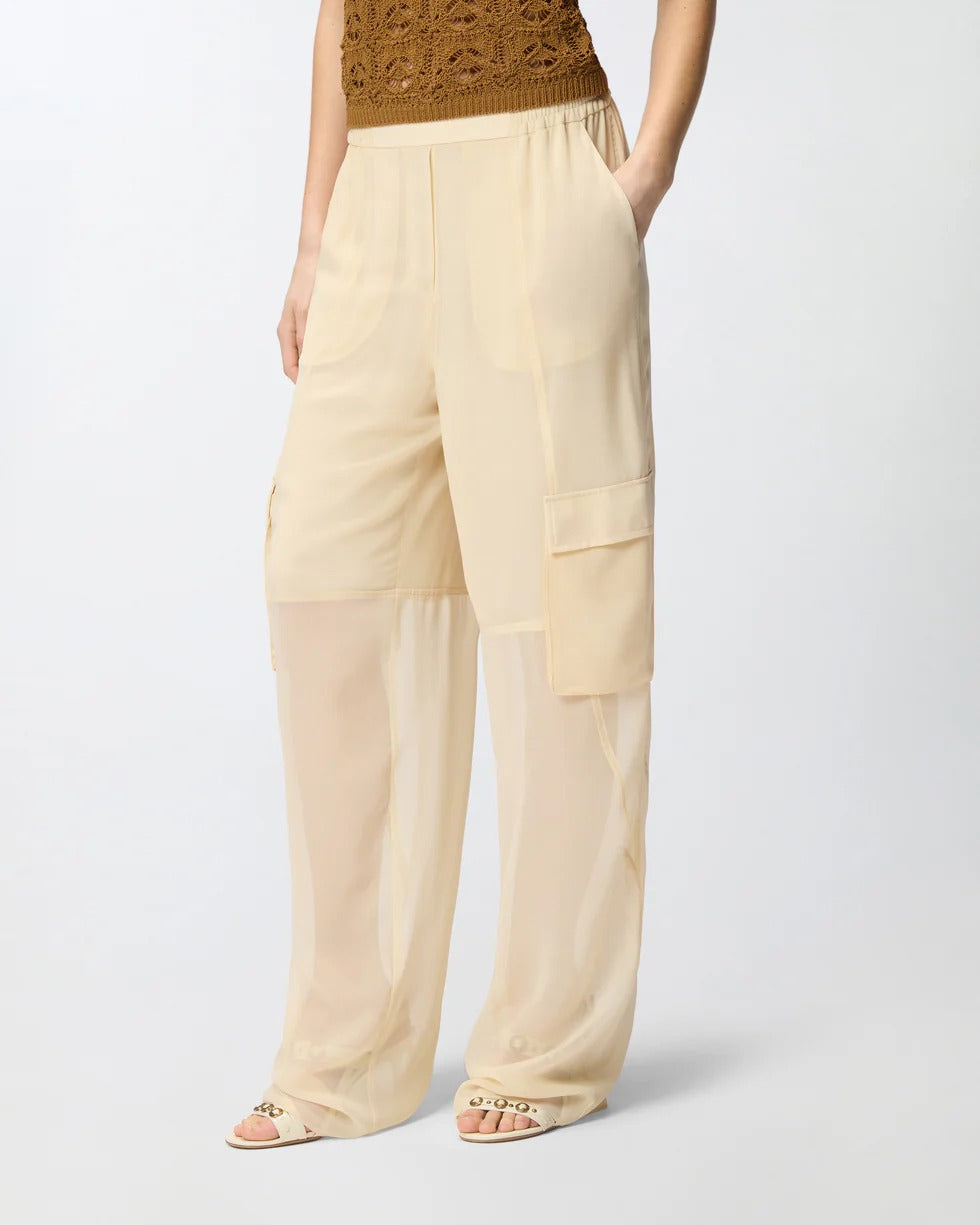PINKO PANTALONE CASTEGGIO-Giallo Vaniglia