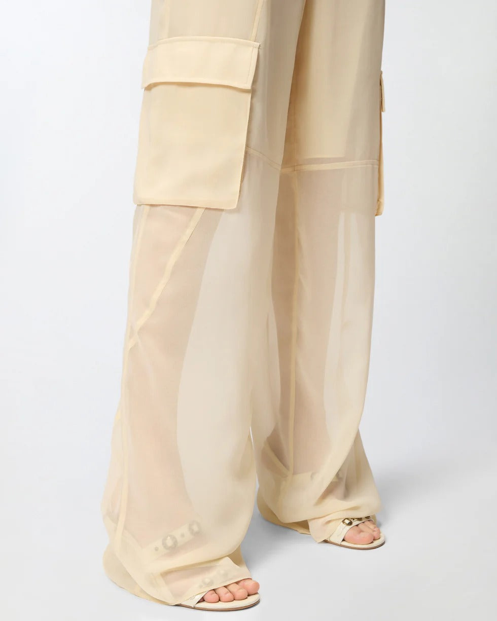 PINKO PANTALONE CASTEGGIO-Giallo Vaniglia