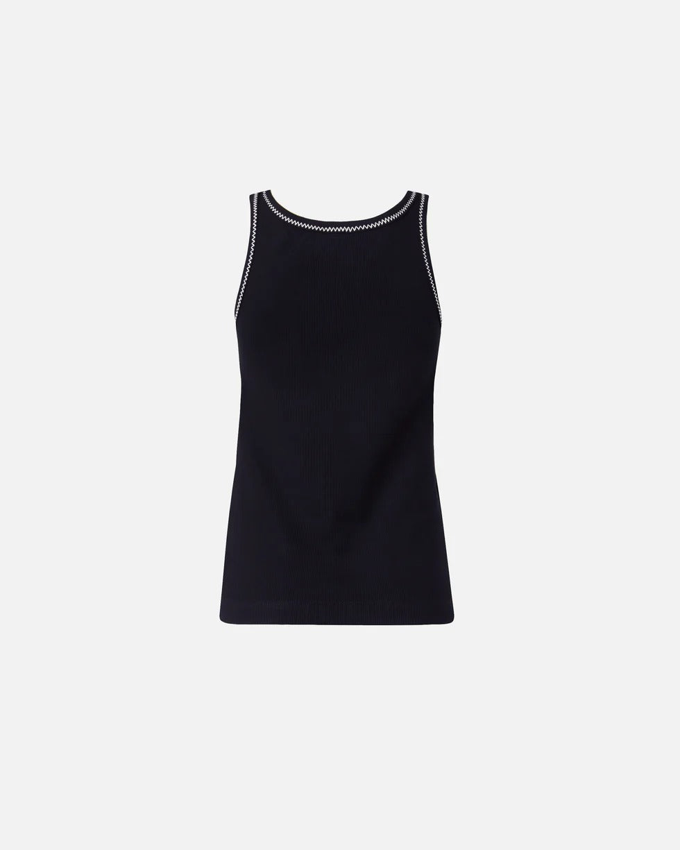PINKO CANOTTA BITETTO-Nero/Bianco