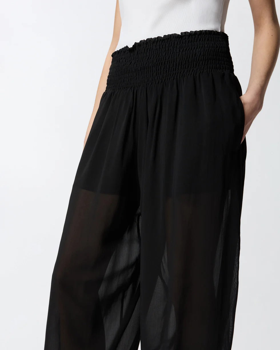 PINKO PANTALONE BORE-Nero