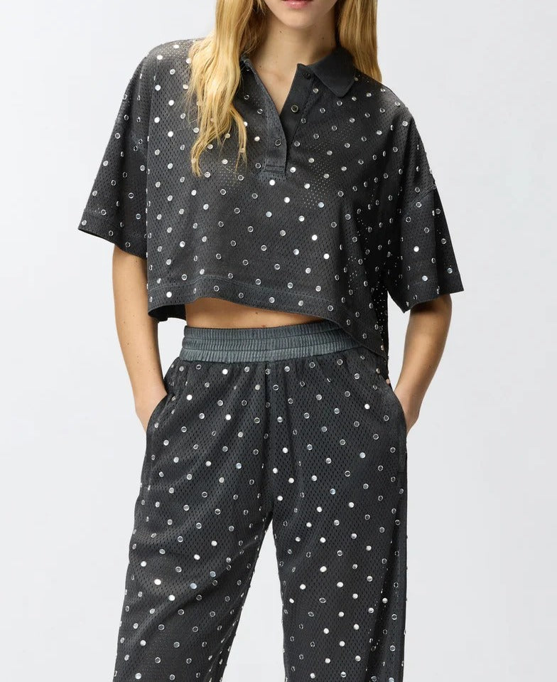 PINKO POLO ERVE-Grigio Scuro