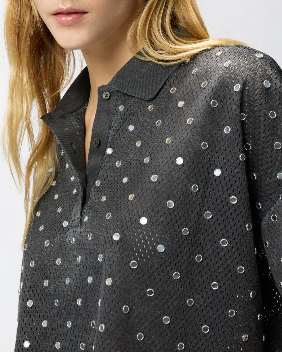 PINKO POLO ERVE-Grigio Scuro