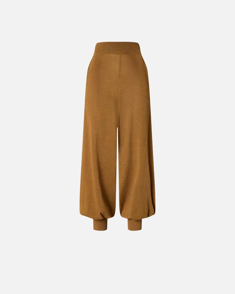 PINKO PANTALONE OXALIS-Bronzo