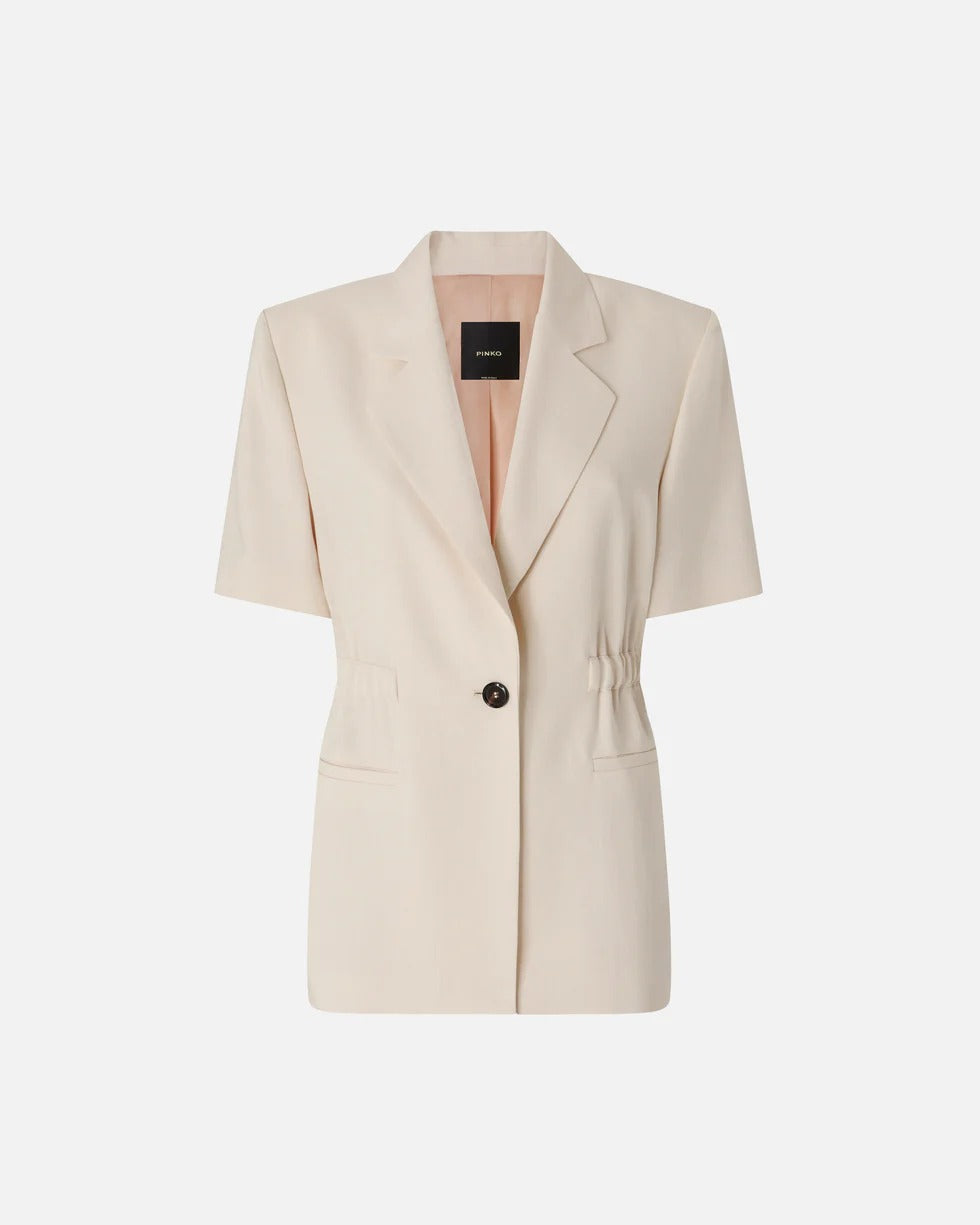 PINKO GIACCA ASSAGO-Bianco Crema