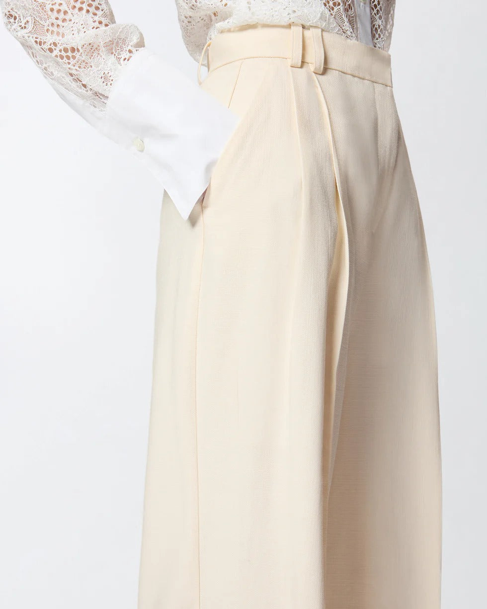 PINKO Pantalone BRESCELLO-Bianco Crema
