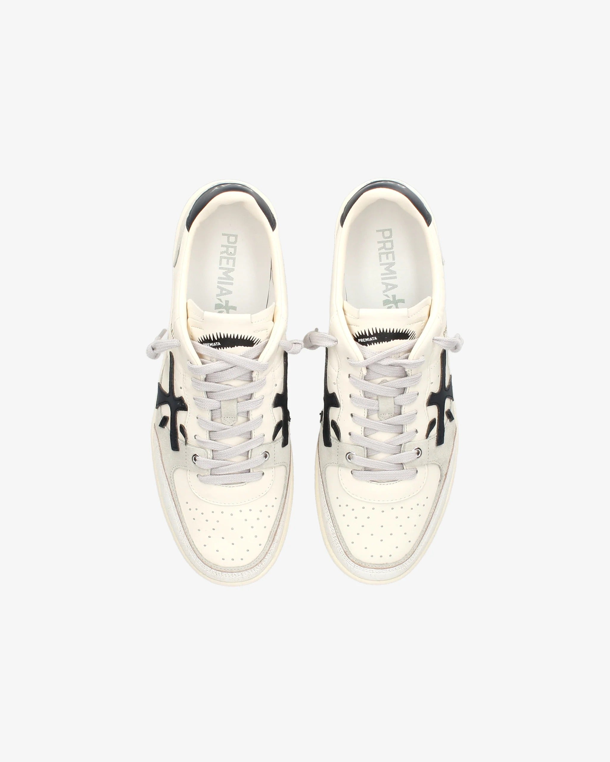 PREMIATA Sneaker Uomo BSKT CLAY 7262-Bianco Nero