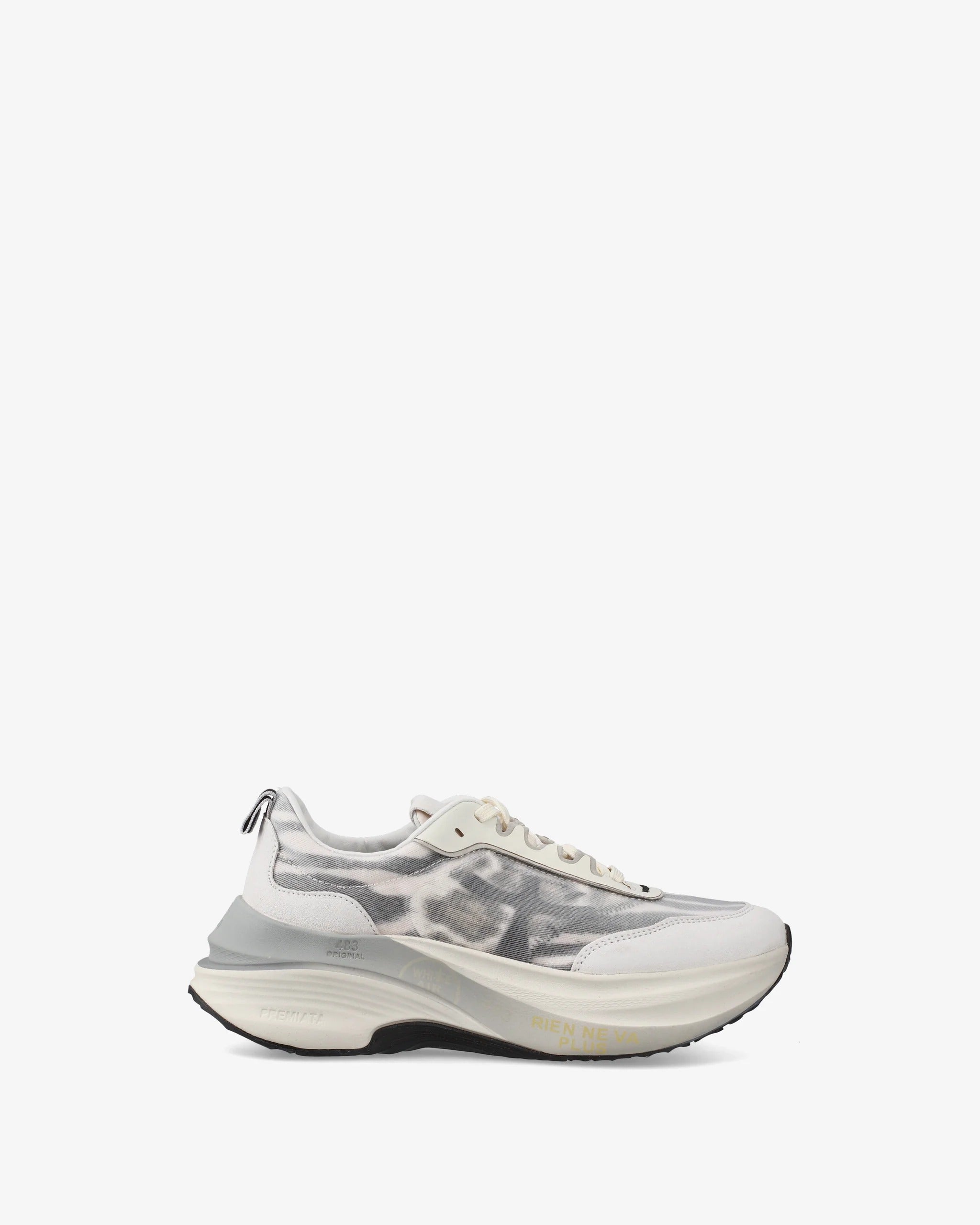 PREMIATA Sneaker Donna Hill 7507-Bianco Grigio