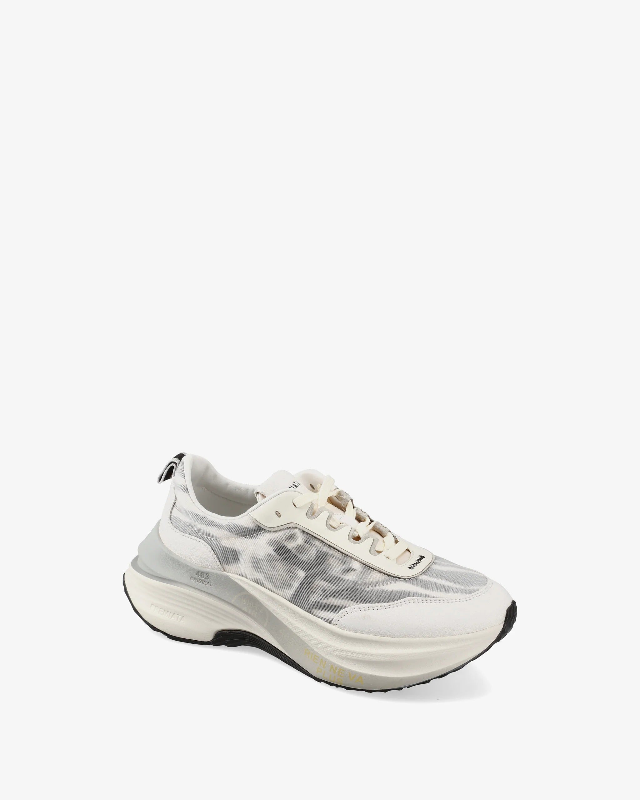 PREMIATA Sneaker Donna Hill 7507-Bianco Grigio