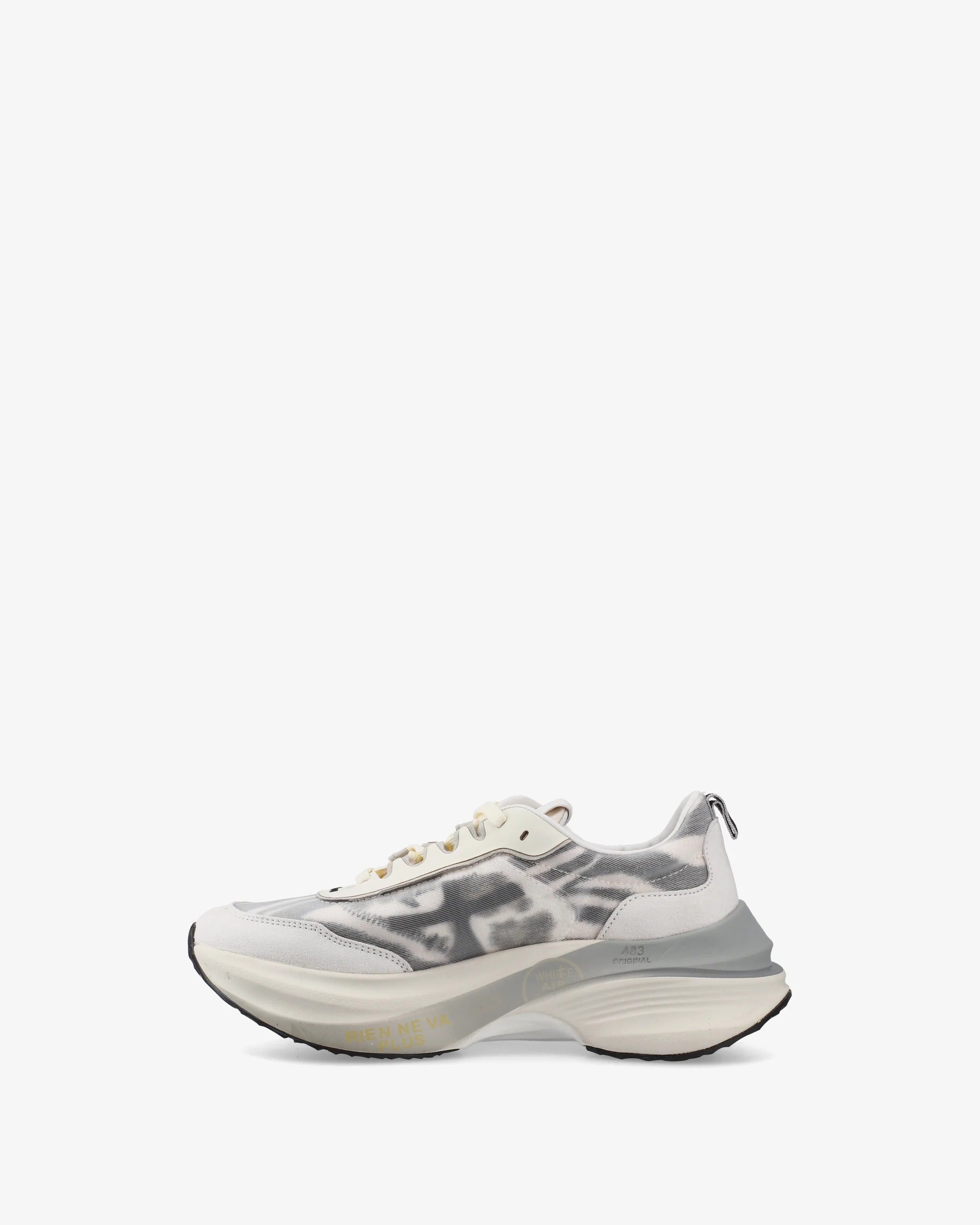 PREMIATA Sneaker Donna Hill 7507-Bianco Grigio