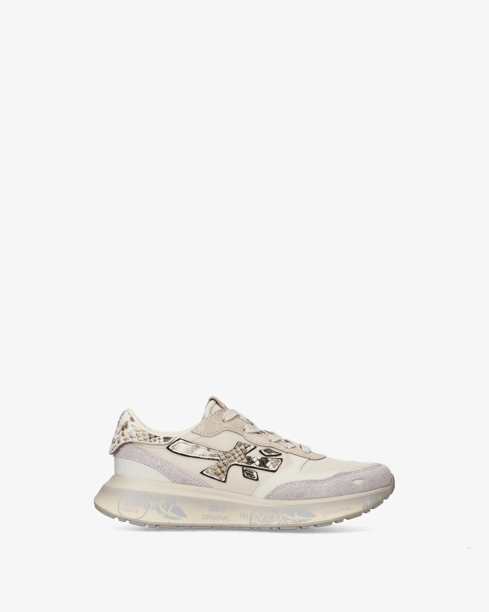 PREMIATA Sneaker Donna Lauryn 8183-Bianco Beige