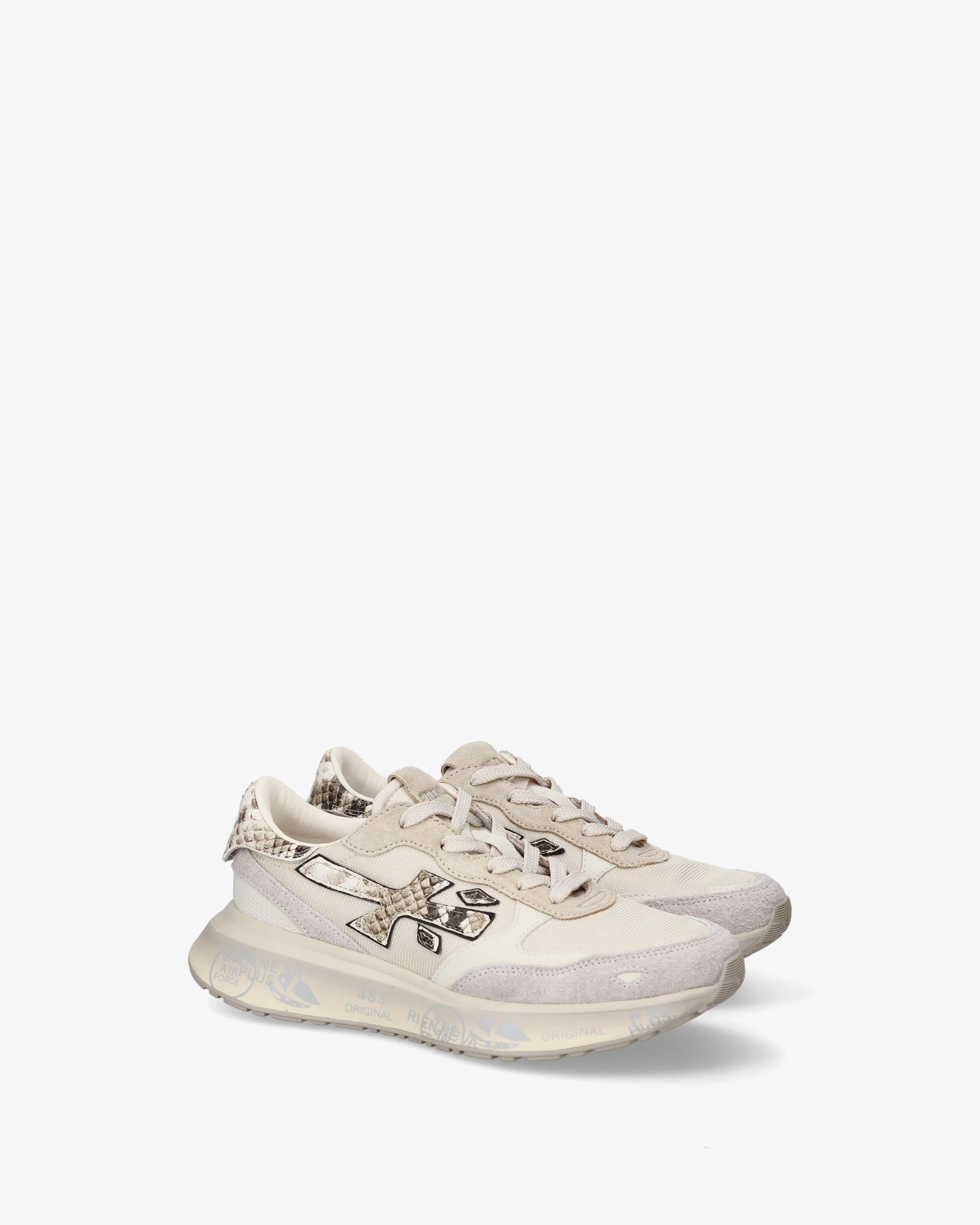 PREMIATA Sneaker Donna Lauryn 8183-Bianco Beige