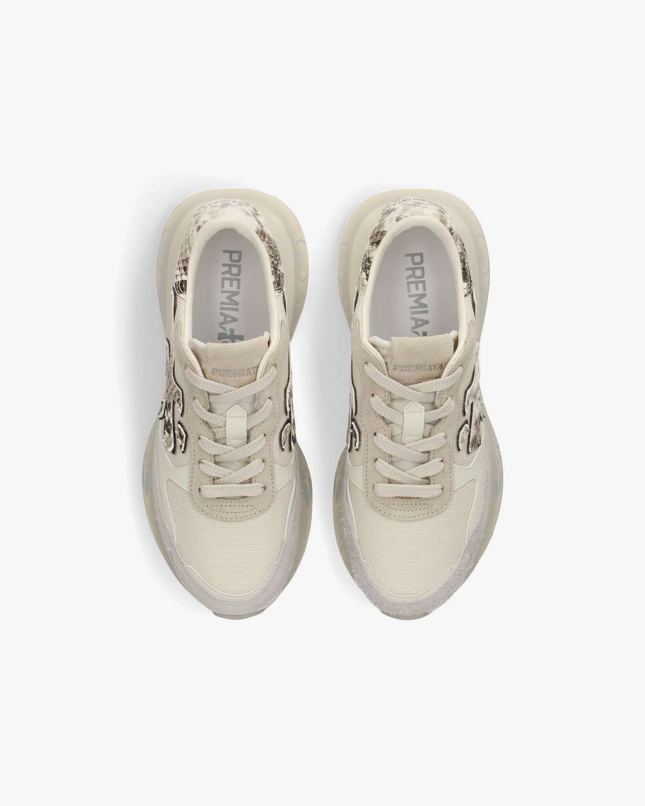 PREMIATA Sneaker Donna Lauryn 8183-Bianco Beige