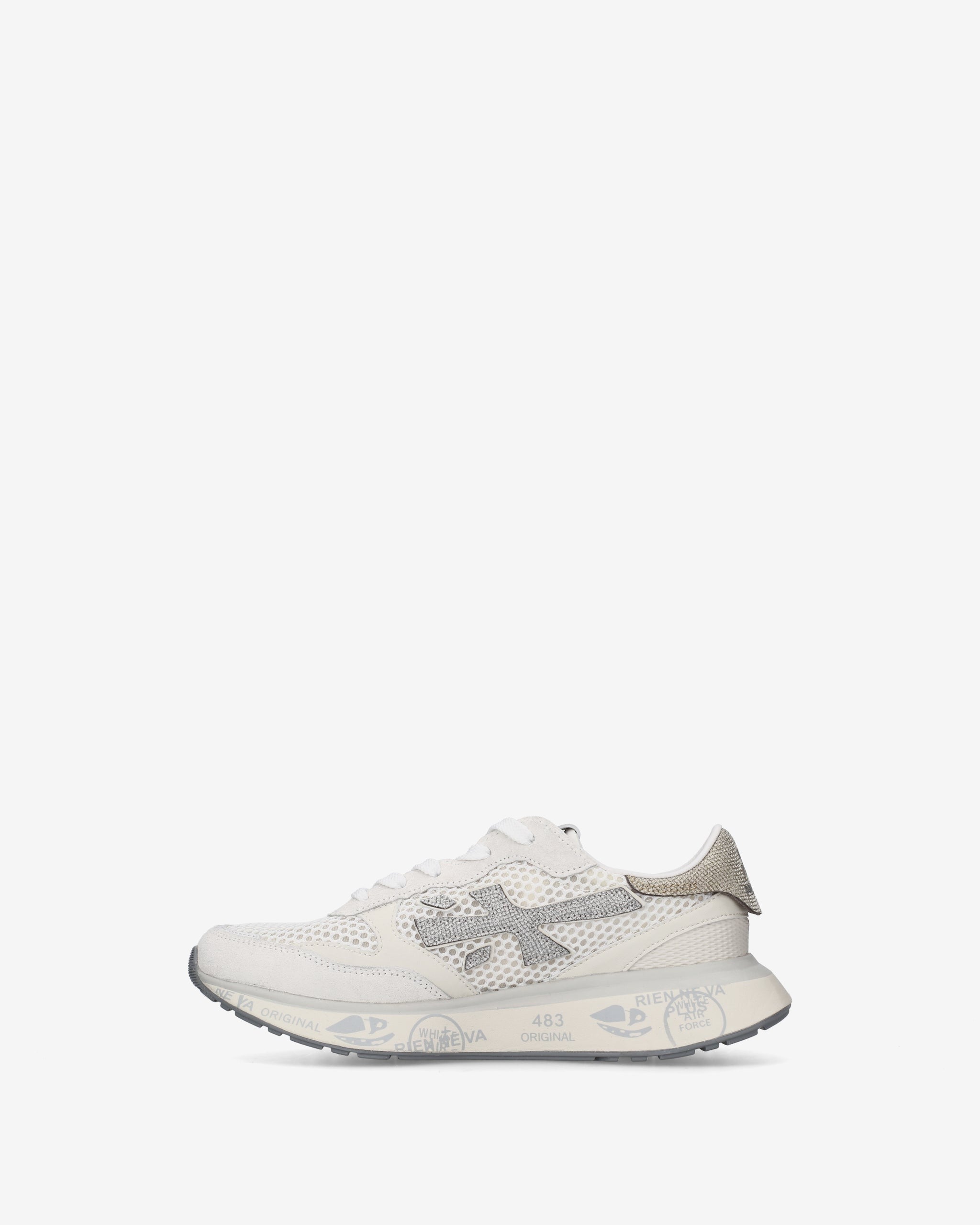 PREMIATA Sneaker Donna Lauryn 8186-Bianco Grigio