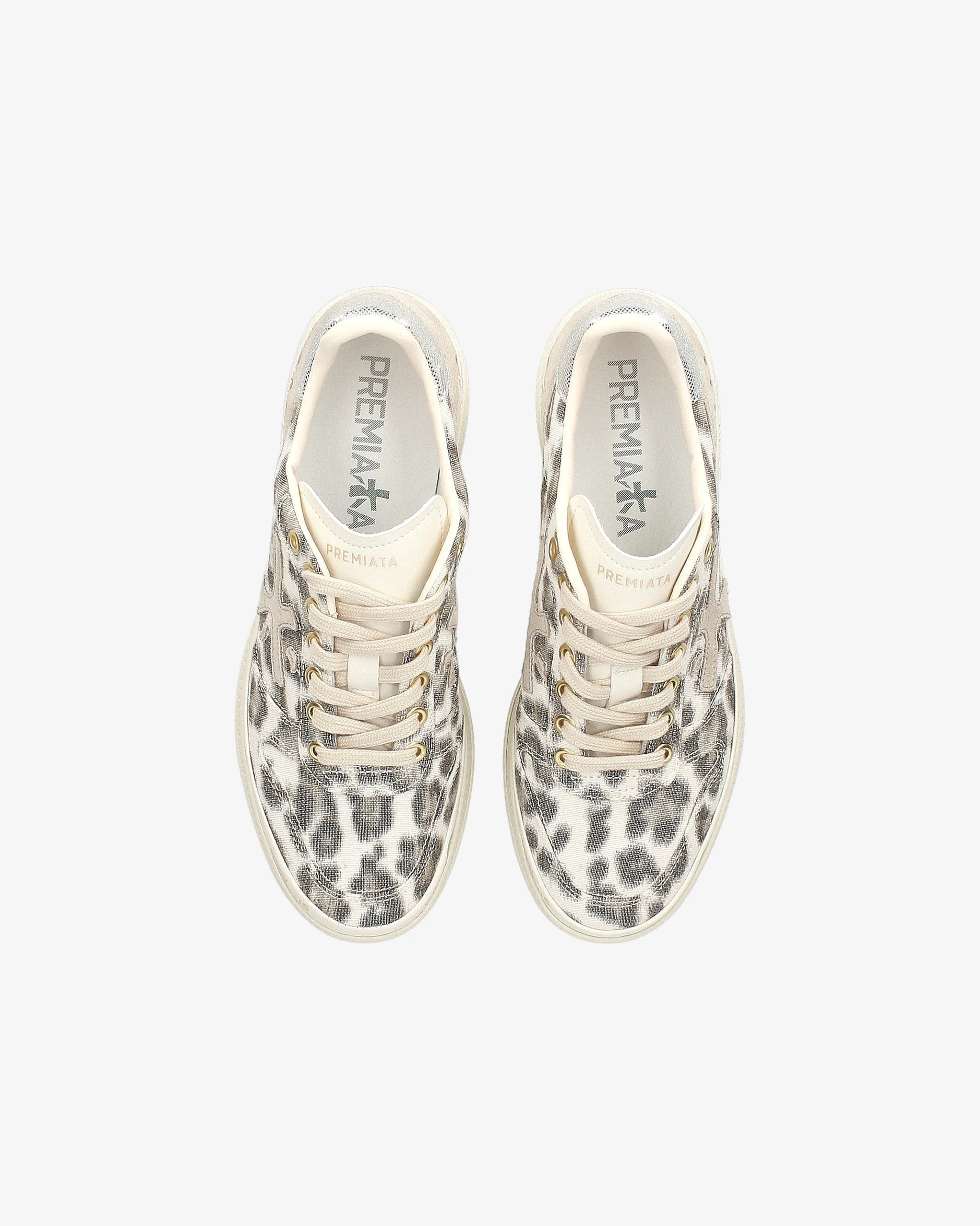 PREMIATA Sneaker Donna Micol 7444-Animalier Bianco