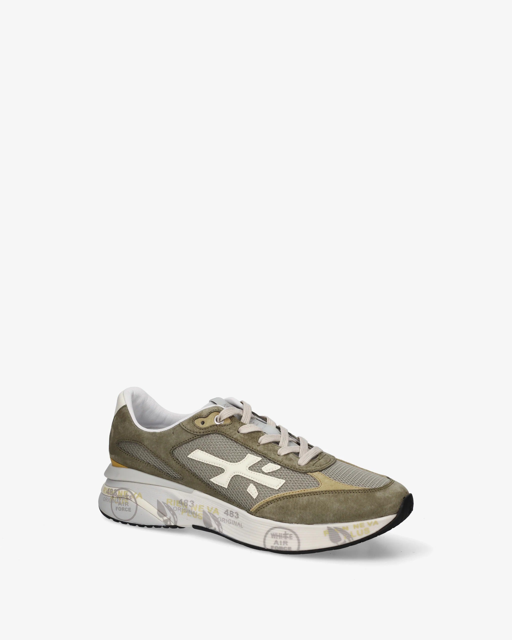 PREMIATA Sneaker Uomo Moerun 8300-Verde Militare