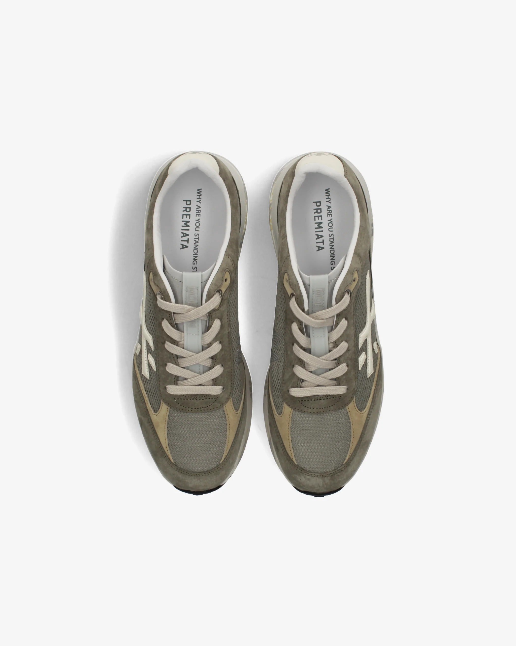 PREMIATA Sneaker Uomo Moerun 8300-Verde Militare