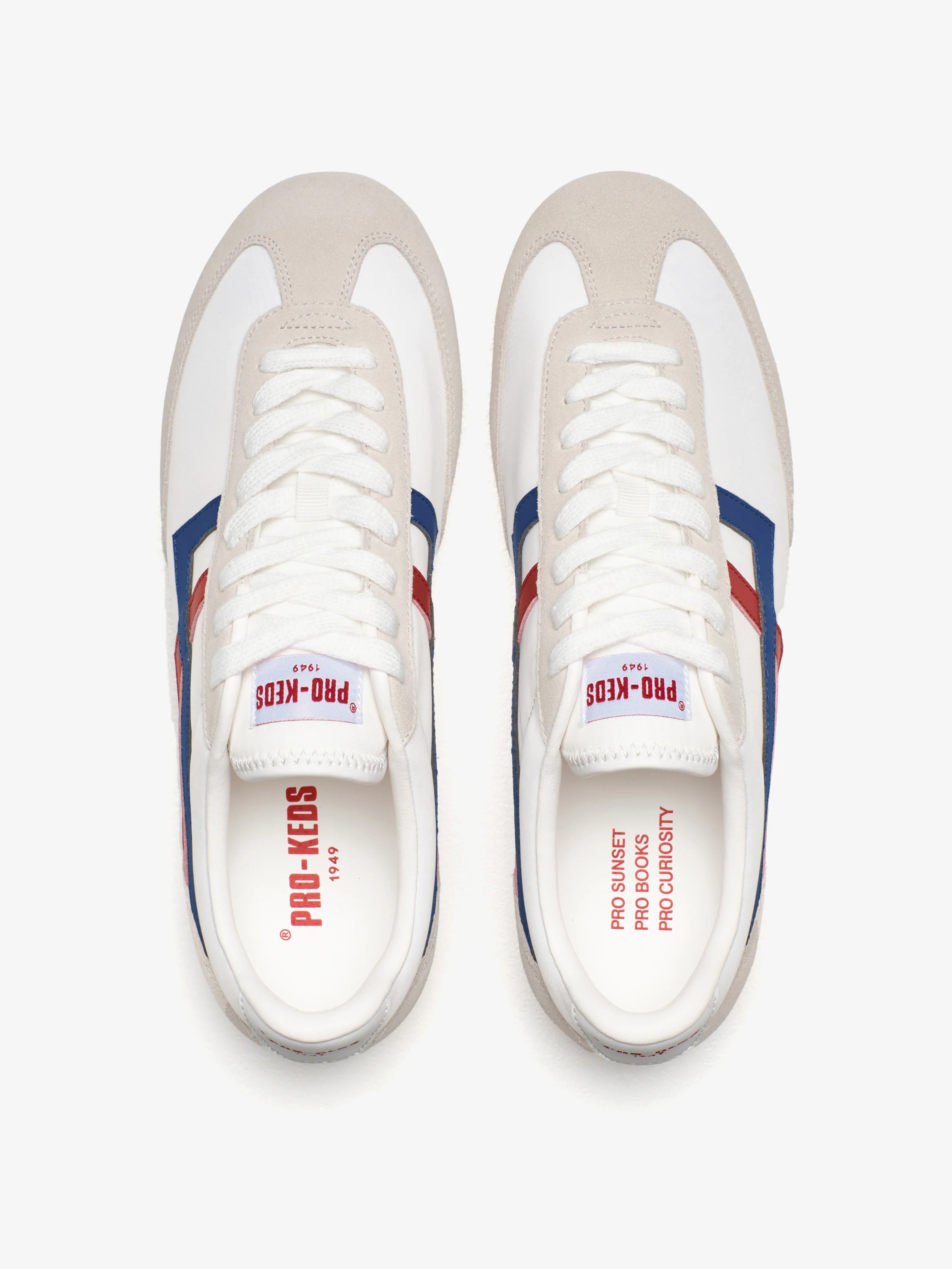 PRO-KEDS Sneaker Uomo Racer 77-White Red Blu