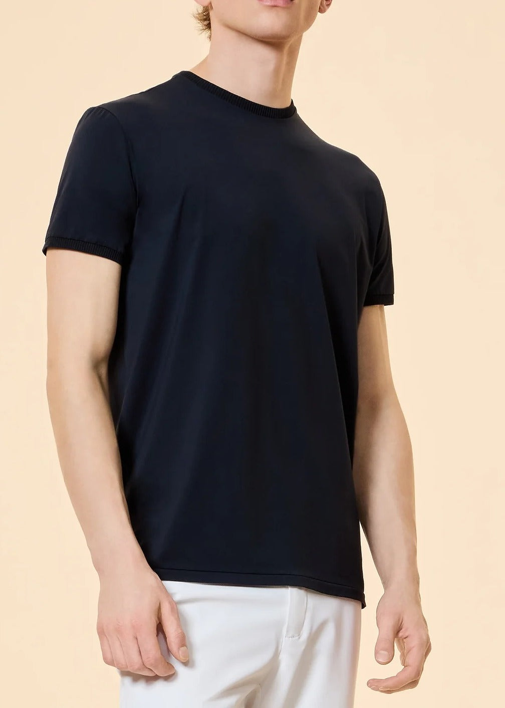 RRD T-Shirt Uomo OXFORD GDY-Blue Black