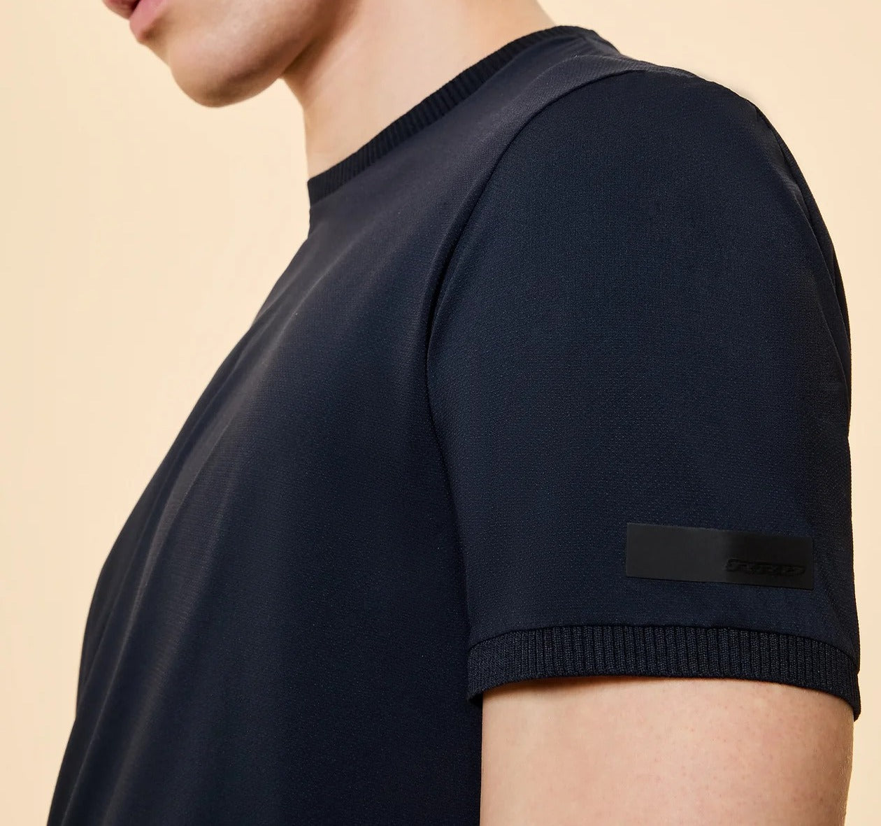 RRD T-Shirt Uomo OXFORD GDY-Blue Black