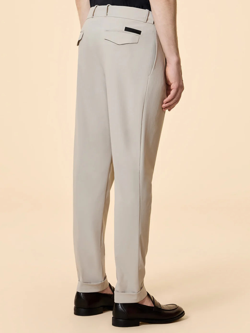 RRD Pantalone Uomo SURFLEX CHINO DOUBLE PENCE-White Sand