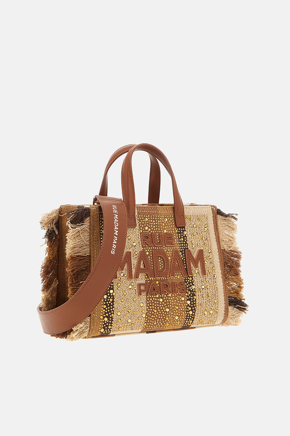 RUE MADAM Borsa CASABLANCA MINI TOTE-Stripes Brown