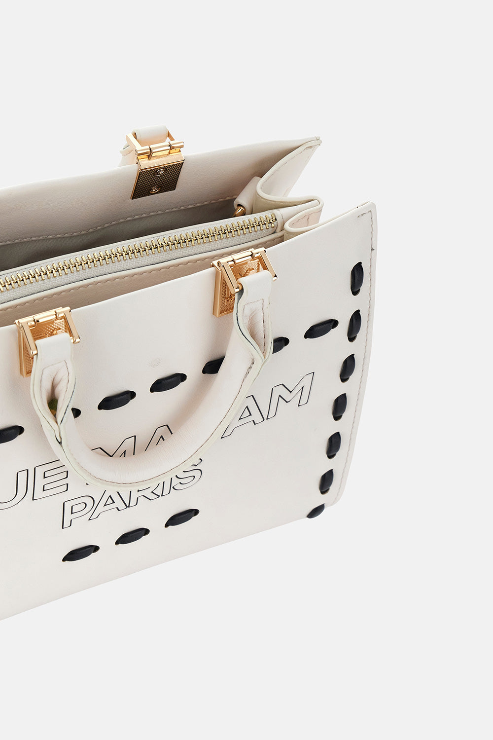 RUE MADAM Borsa ICONIQUE SPRING MINI TOTE-Off White