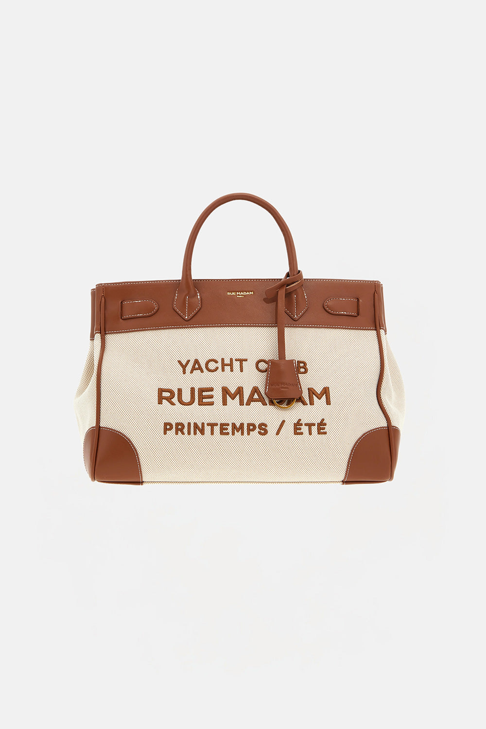 RUE MADAM Borsa RIVIERA TOTE-Canvas Brown