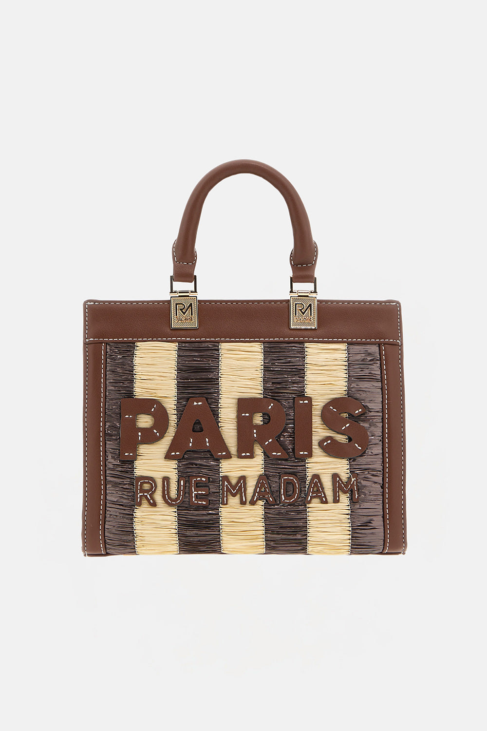 RUE MADAM Borsa TANGERI TOTE-Brown/Beige