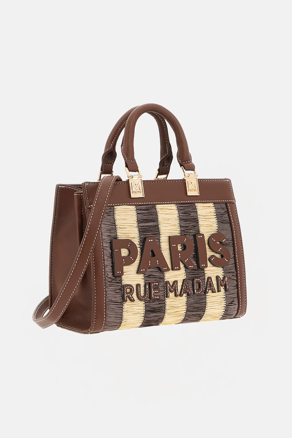 RUE MADAM Borsa TANGERI TOTE-Brown/Beige