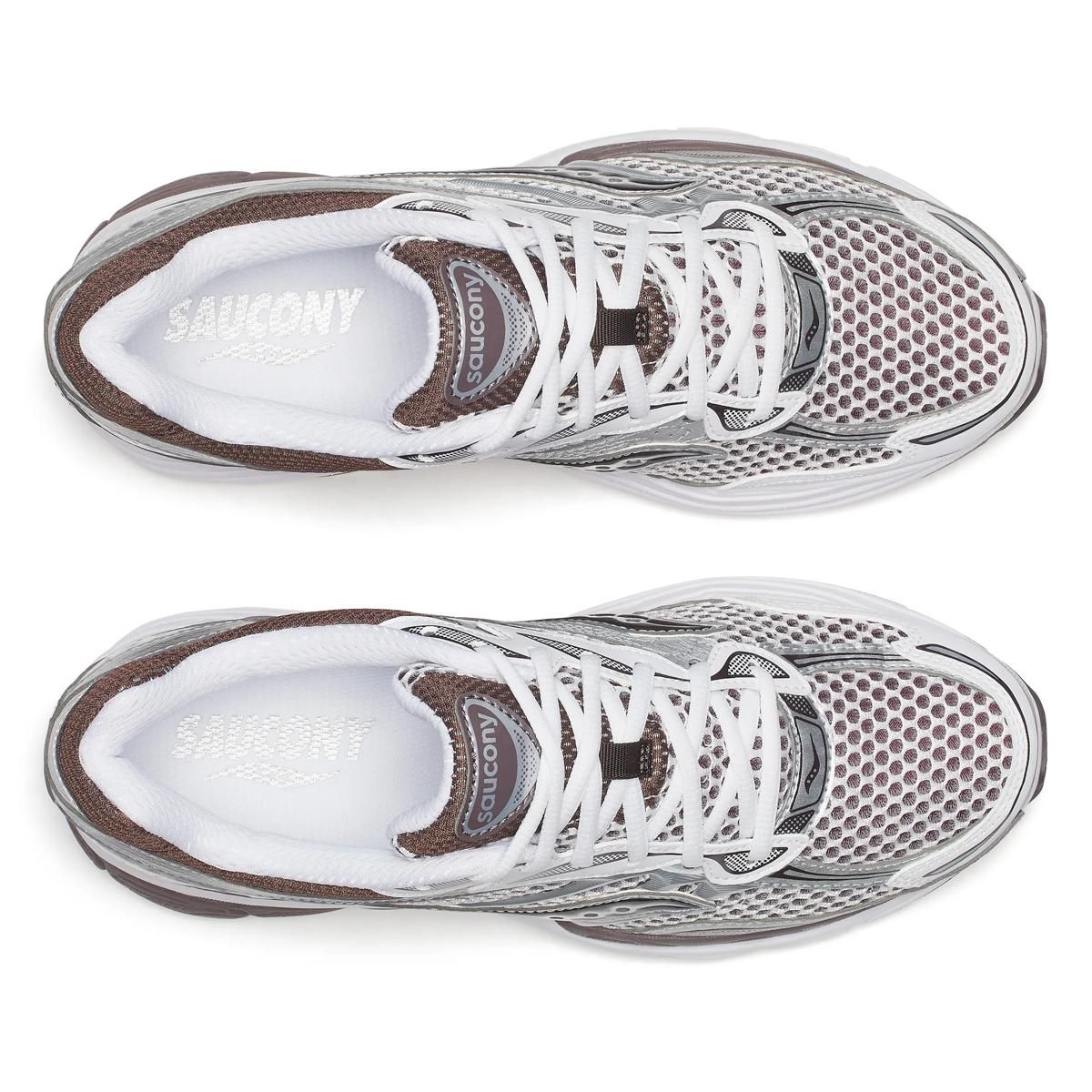 SAUCONY Sneaker Uomo PROGRID OMNI 9 OG-White Brown