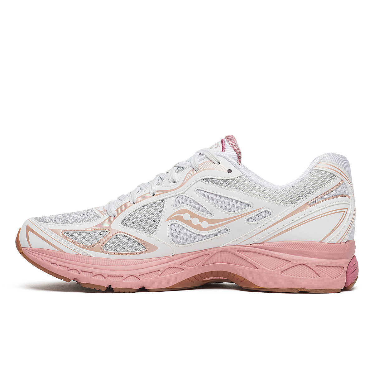 SAUCONY Sneaker Donna PROGRID GUIDE 7-White Peach
