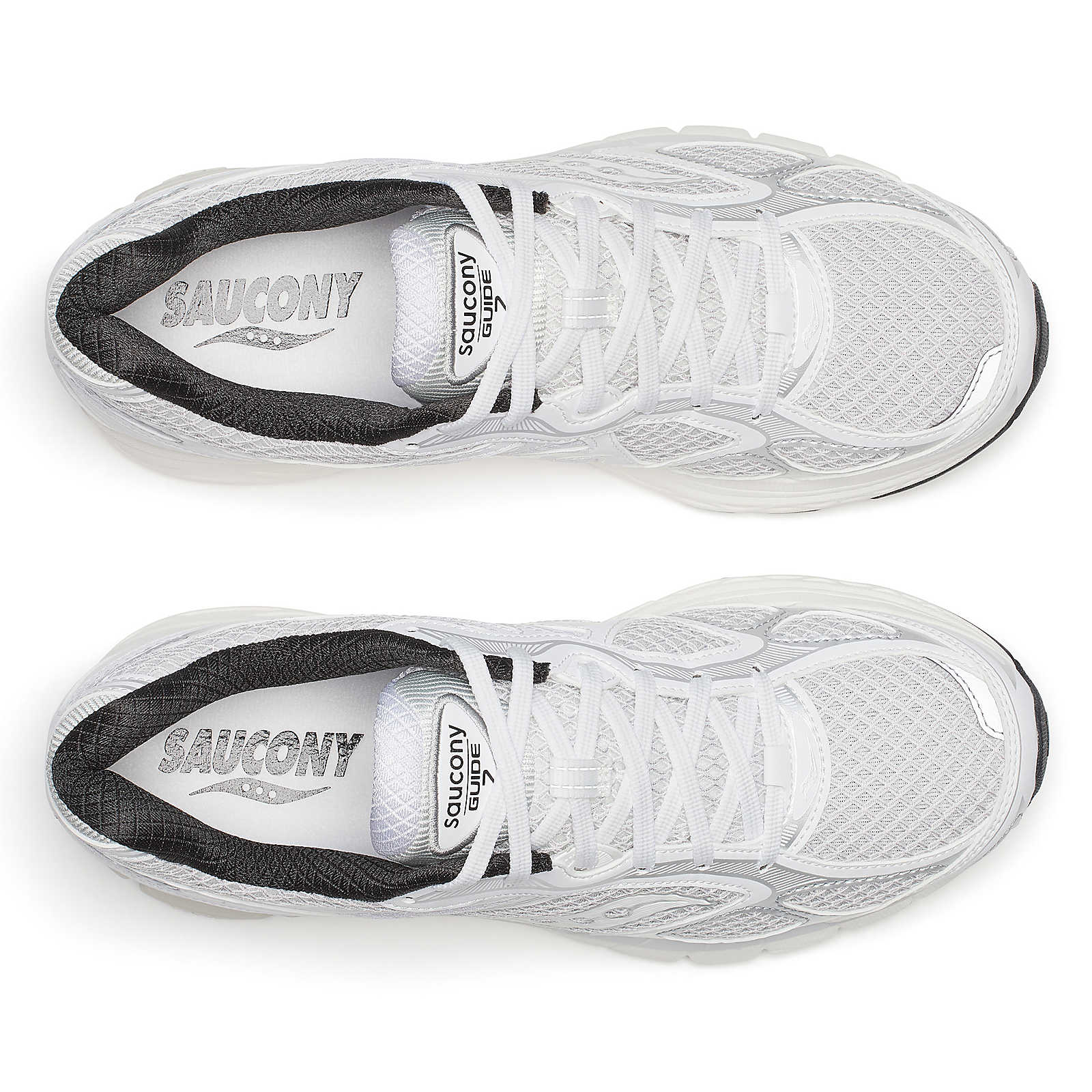 SAUCONY Sneaker Donna PROGRID GUIDE 7-White Black