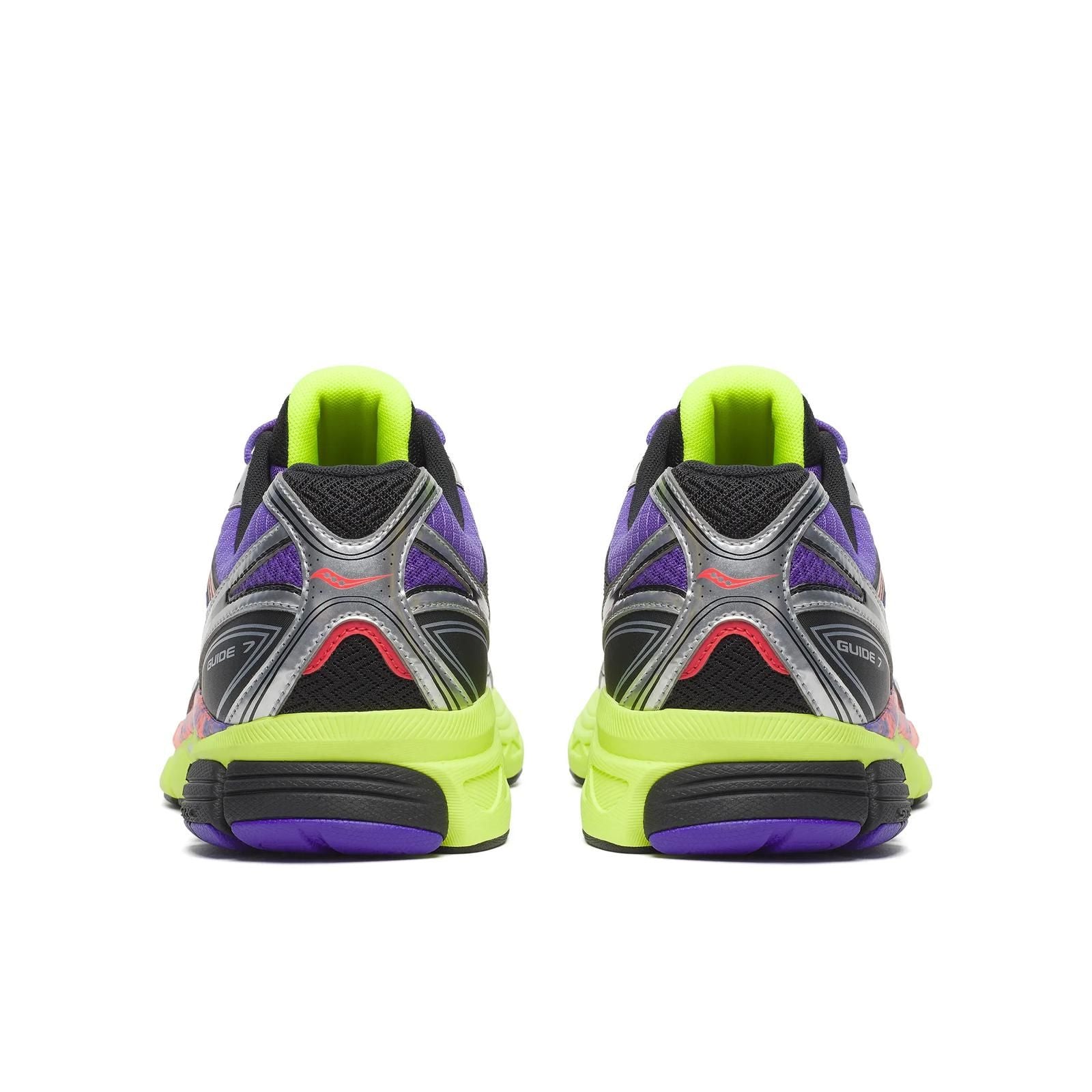 SAUCONY Sneaker Uomo PROGRID GUIDE 7 Hi Octane-Purple Citron